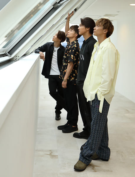 現在の心境を語るEXILE（撮影／marron.）