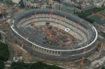 【定点空撮】新国立競技場 完成まであと16か月