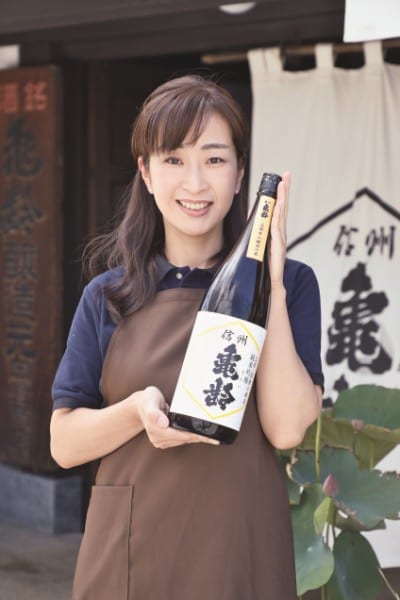 岡崎酒造の岡崎美都里さん