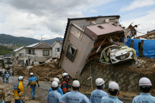 広島は甚大な被害を受けた（時事通信フォト）