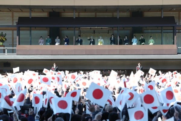 一般参賀は1回5分程度（写真／JMPA）