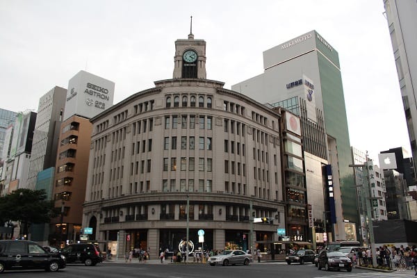 銀座は東京五輪マラソンでは20km地点や中間点にあたる