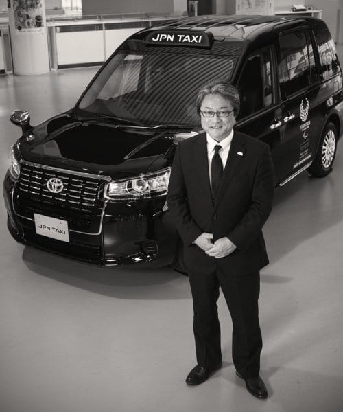 「ジャパンタクシー」を開発したトヨタ自動車の粥川宏さん（撮影／小松士郎）