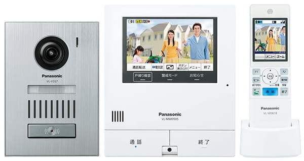顔を見ながらビデオ通話ができるドアホン