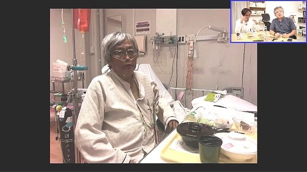 緊急入院後10日ほどの勝谷氏
