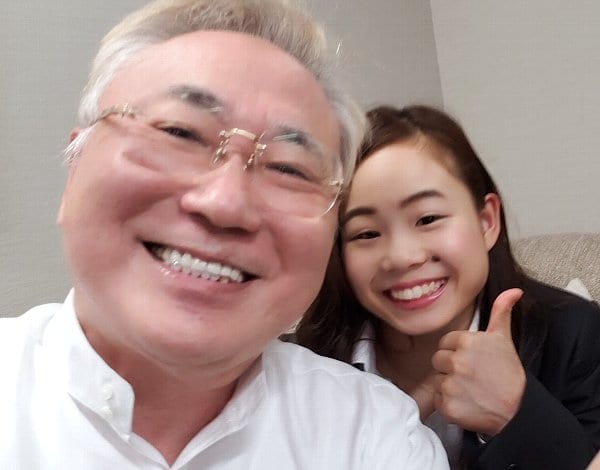 宮川選手との2ショット（高須院長Twitterより）