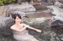 島根美女リポーター 亀嵩温泉で人生初体験