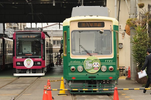 都電荒川線7700形は昭和をイメージしたクラシックモダン調