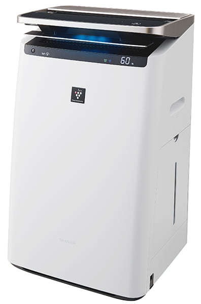 情報を分析して音声でお知らせ。シャープの加湿空気清浄機『KI-HP100』8万440円（編集部調べ実勢価格）