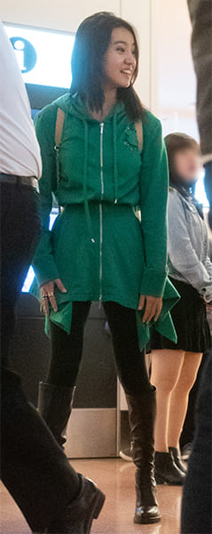 抜群のスタイルでデビュー（写真は2018年）