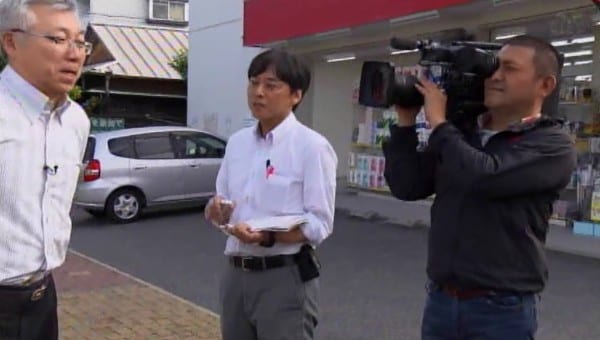 ”撮る側”が”撮られる側”に(「さよならテレビ」より)