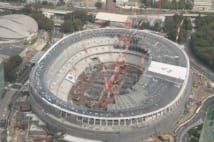 【定点空撮】新国立競技場 完成まであと13か月