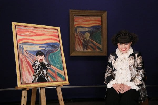 ムンク展のイベントに登場した黒柳徹子