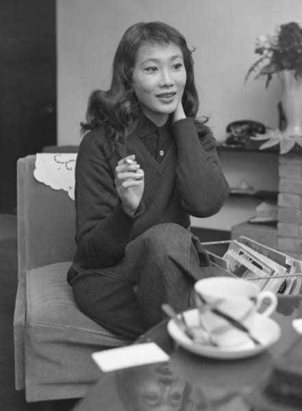 淡路恵子はヴァンプ女優と呼ばれた（共同通信社）