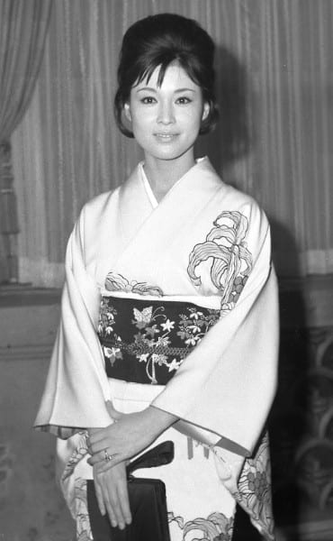 色気漂う若尾文子（共同通信社）