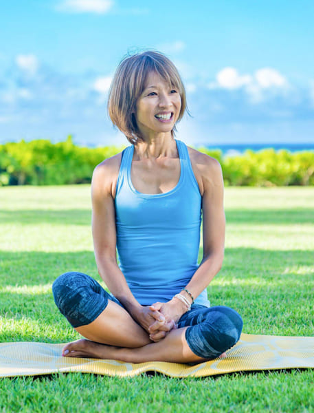 ヨガインストラクターとして日本とハワイを行き来しているという花田美恵子さん