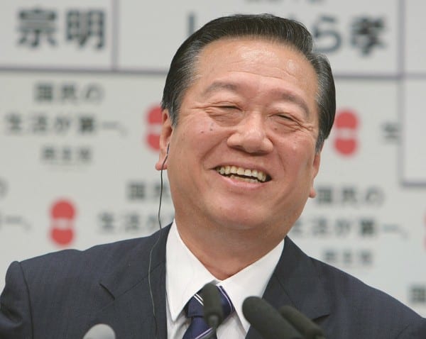 自由党代表の小沢一郎氏（時事通信フォト）