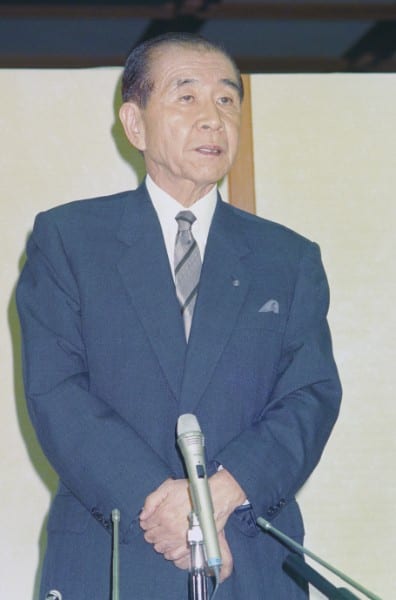 磯田一郎・住友銀行元会長（共同通信社）