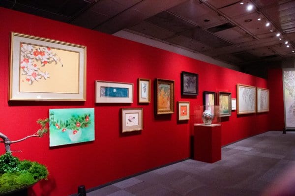 「片岡鶴太郎展－faces－」に展示された作品