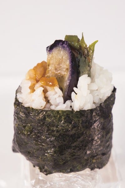 蒲田屋の「なすみそ」(110円)