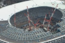 【定点空撮】新国立競技場 完成まであと10か月