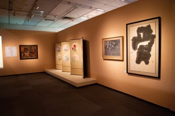 「片岡鶴太郎展－faces－」に展示された作品