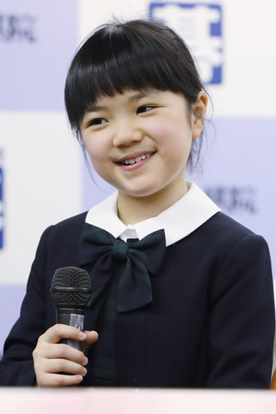 「英才特別枠」採用でプロになった9歳の仲邑菫さん（写真／時事通信フォト）