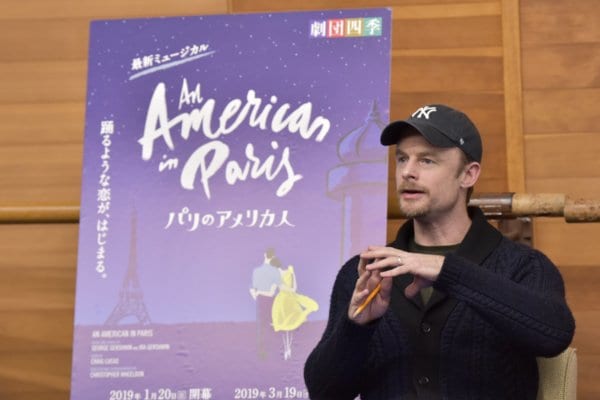 演出・振付を担当したクリストファー・ウィールドン氏　撮影／荒井健