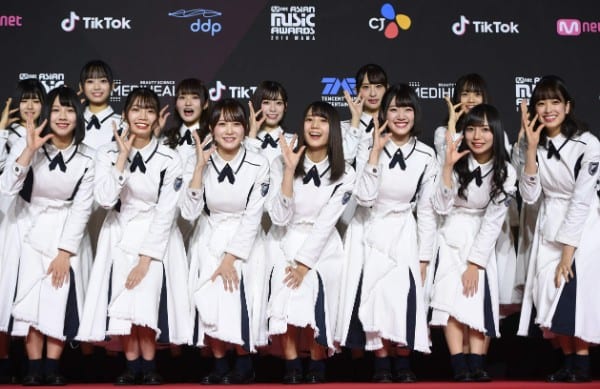 けやき坂46改め日向坂46のメンバー（AFP=時事）