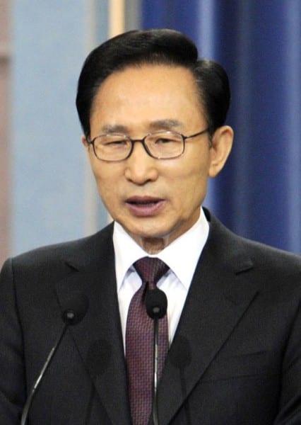 李明博・元大統領（共同通信社）