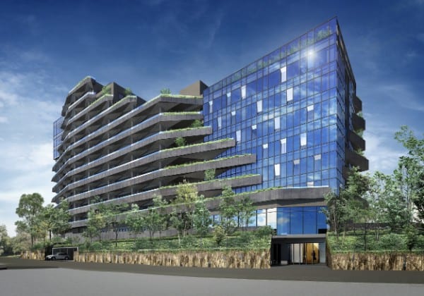 「プリンス　スマート　イン」（恵比寿）の完成予想図