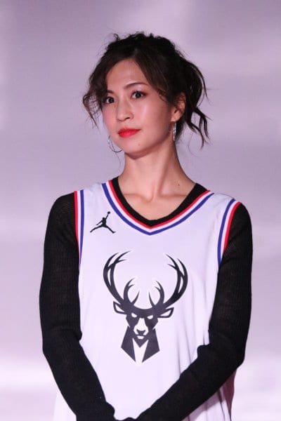 NBAのイベントに登場した安田美沙子