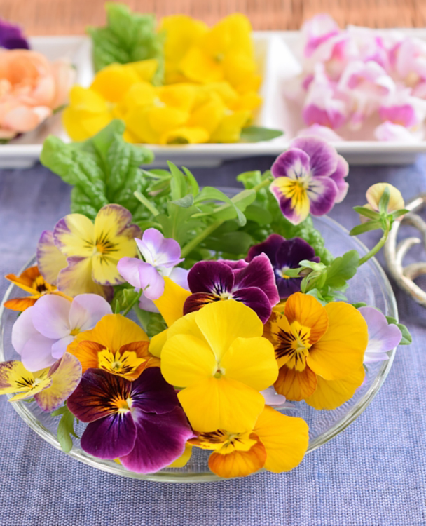 生花店の切り花をサラダにするのもNG！