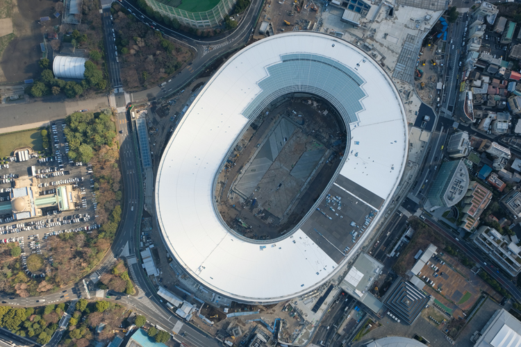 新国立競技場完成まであと8か月