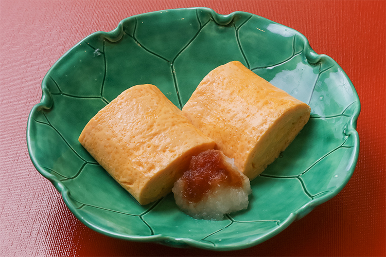 濃厚卵で作るだし巻き卵は口当たりふわっ（撮影／辻村耕司）