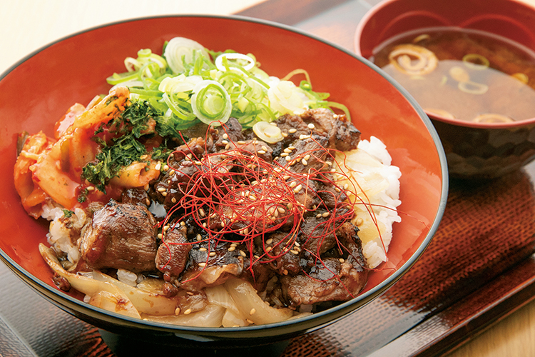 ぼつ焼き丼　780円／すず食堂