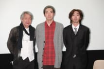 『柄本家のゴドー』の初日舞台挨拶の様子