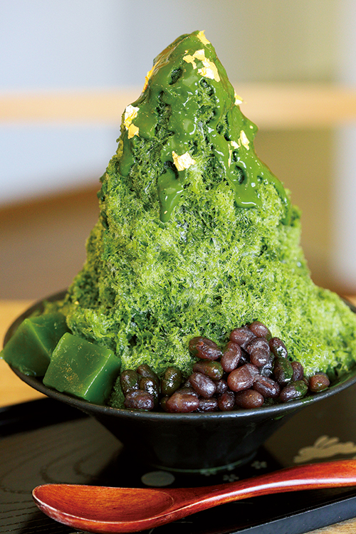 茶町KINZABURO『抹茶かき氷』680円~