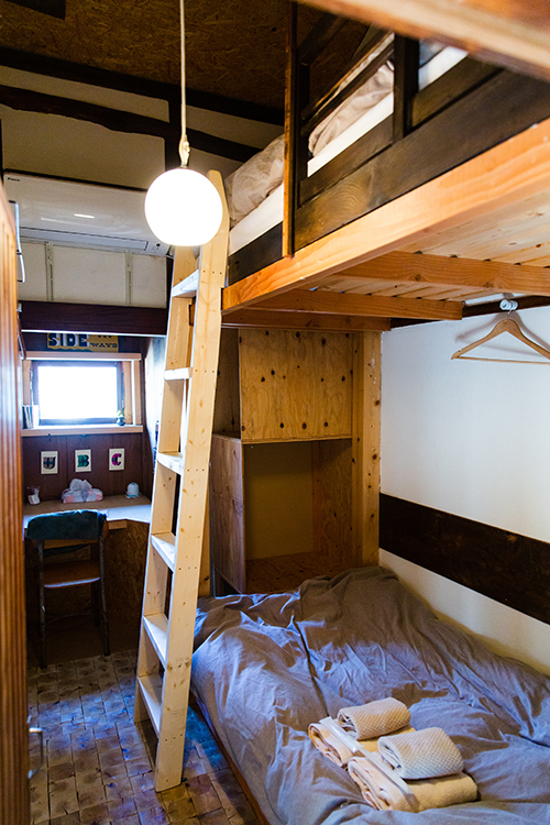 4 つの部屋はそれぞれ三浦半島の自然をイメージした名前がつく。写真は「たね」の部屋