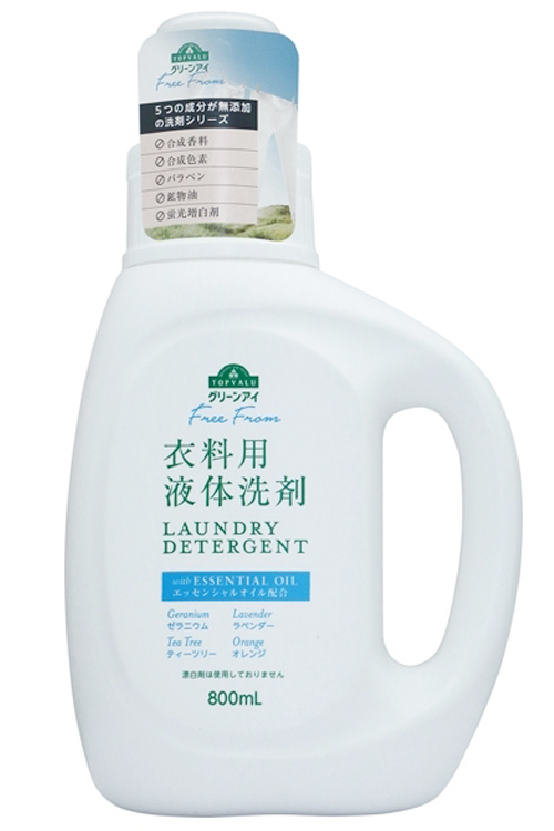 Free From衣料用液体洗剤 LAUNDRY DETERGENT（408円／トップバリュ）