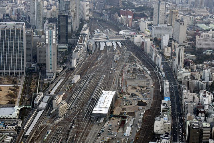 JR山手線の新駅「高輪ゲートウェイ」開業も控える品川（時事通信フォト）