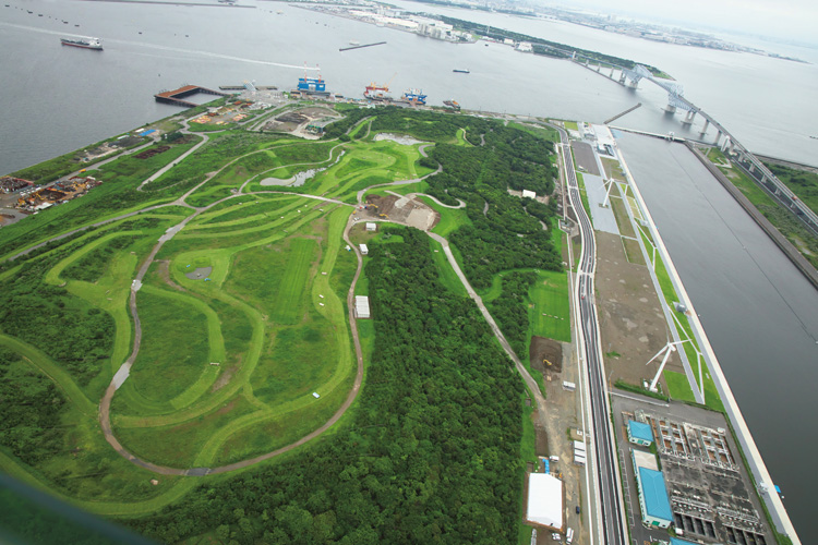 海の森クロスカントリーコース（東京臨海部）