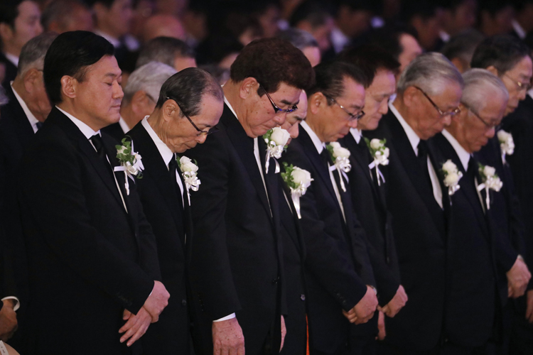 星野仙一さんの「お別れの会」（写真／時事通信フォト）