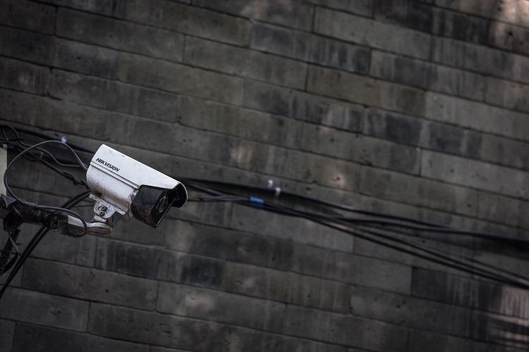 中国では至る所に監視カメラが設置されている（EPA＝時事）