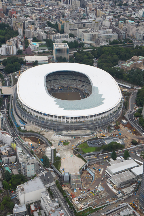 新国立競技場は完成まで4か月