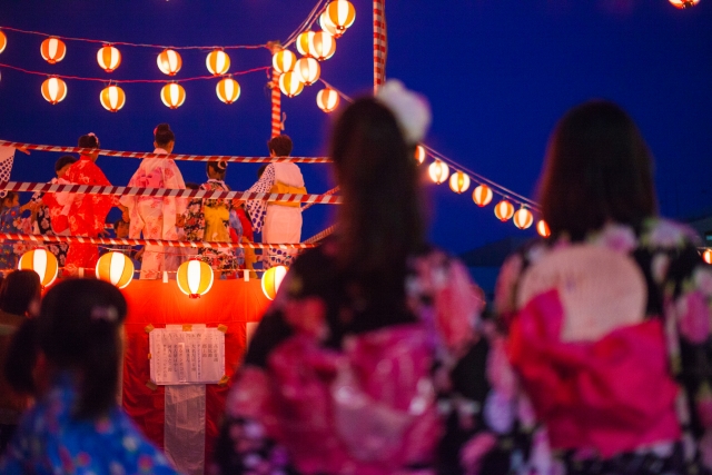 かつて、盆踊りの会場は…