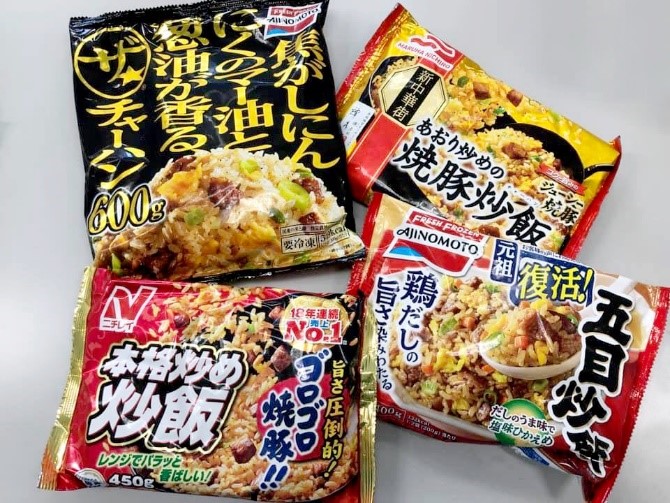 冷凍食品メーカー各社はさまざまなチャーハンを市場に投入ししのぎを削る