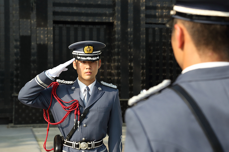 皇居護衛艦たちの一日に密着（撮影／浅野剛）