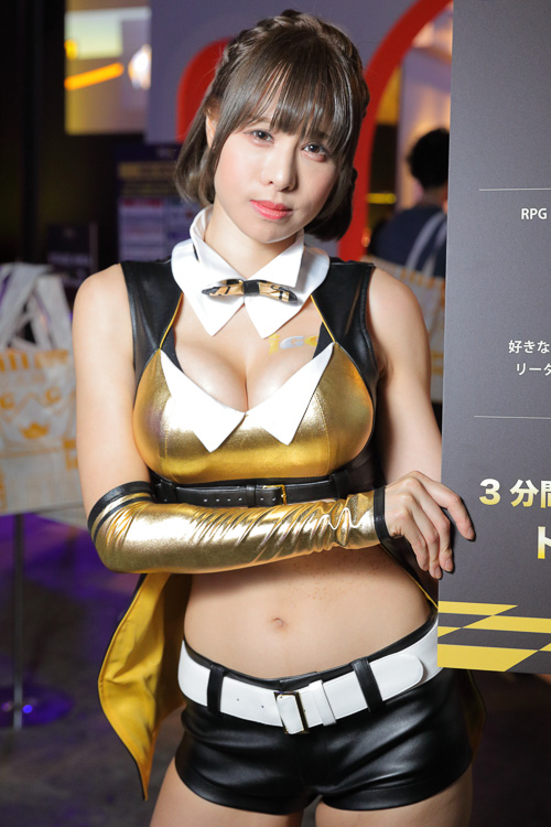 「東京ゲームショウ2019」の会場で見つけた美女コンパニオン