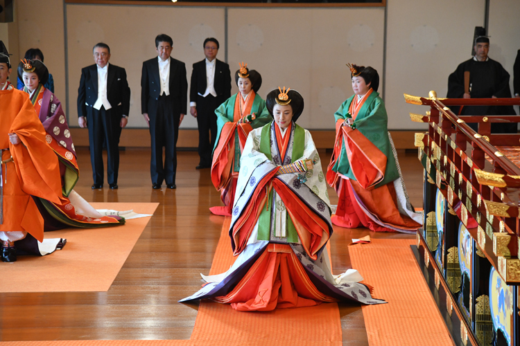 雅子妃にも注目が集まる（写真／dpa＝時事）